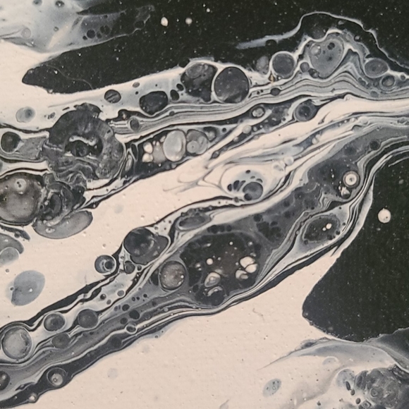 12"x12" HANDMADE PAINT POUR - Picture 3 of 3